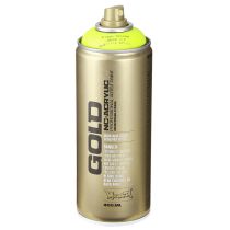 Article Spray de couleur jaune Montana en bombe acrylique néon 400 ml