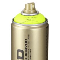 Article Spray de couleur jaune Montana en bombe acrylique néon 400 ml