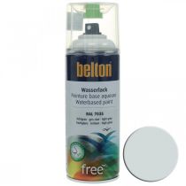 Peinture à l&#39;eau sans peinture Belton gris brillant en aérosol gris clair 400ml