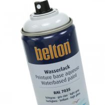 Article Peinture à l&#39;eau sans peinture Belton gris brillant en aérosol gris clair 400ml