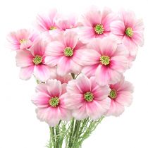 Article Cosmea rose artificiel 77cm 3 pcs