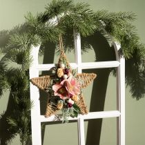 Article Coffret DIY décoration Noël étoile jute à suspendre Ø28cm