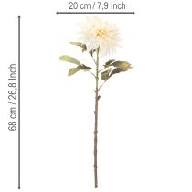 Article Dahlia artificiel pour vase 68 cm