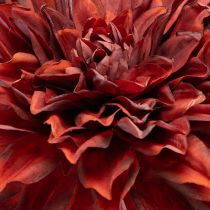 Article Fleur de dahlia artificielle à longue tige, 68 cm