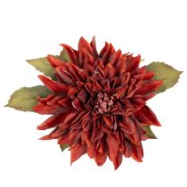 Article Fleur de dahlia artificielle à longue tige, 68 cm