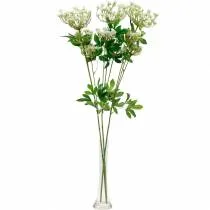 Article Carotte sauvage Fleur de prairie artificielle Fleurs artificielles 3pcs