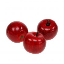 Article Déco pomme rouge brillant 4.5cm 12pcs