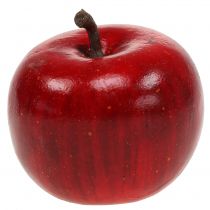 Article Pomme décorative, rouge brillant, 4,5 cm, lot de 12
