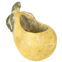 Article Jardinière décorative en béton poire décoration automne 19×12,5×15,5cm