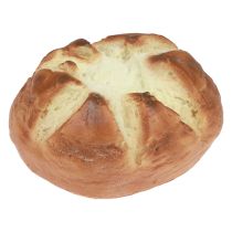 Factice de pain décoratif pain de Pâques décoration de vitrine boulangerie Ø16cm