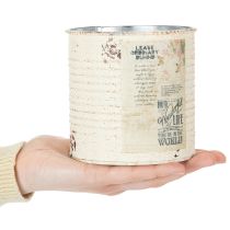 Article Ensemble de pots de fleurs pour balcon et jardin, jardinière décorative, style vintage, 15 cm, 3 pièces