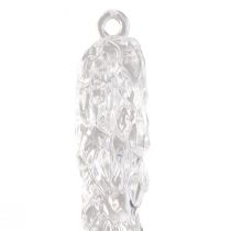 Article Glaçons décoratifs à suspendre pour décoration d&#39;hiver transparent 18,5 cm 3 pièces