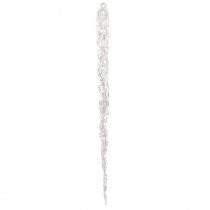 Article Glaçons décoratifs à suspendre pour décoration d&#39;hiver transparent 28,5 cm 3 pièces
