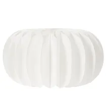 Article Anneaux en papier alvéolé en forme de citrouille, ronds, de grande taille (24 cm), pour fleurs séchées et décorations d'automne (lot de 4).