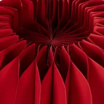 Article Décoration de table moderne ronde en papier alvéolé, citrouille, 24 cm, lot de 4