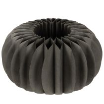 Article Décoration de table en papier alvéolé en forme de citrouille, pliable, ronde, 34 cm, 2 pièces
