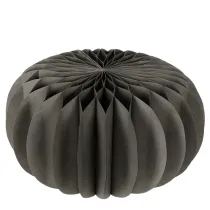 Article Décoration de table en papier alvéolé en forme de citrouille, pliable, ronde, 34 cm, 2 pièces