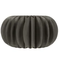 Article Décoration de table en papier alvéolé en forme de citrouille, pliable, ronde, 34 cm, 2 pièces