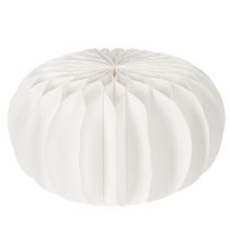 Article Boule décorative en papier, motif citrouille moderne, papier alvéolé, 34 cm, lot de 2