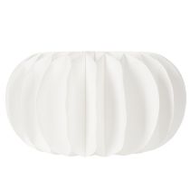 Article Boule décorative en papier, motif citrouille moderne, papier alvéolé, 34 cm, lot de 2