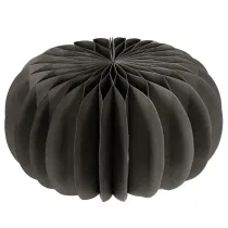 Article Anneau décoratif en papier nid d'abeille en forme de citrouille, 24 cm, lot de 4