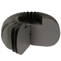 Article Anneau décoratif en papier nid d'abeille en forme de citrouille, 24 cm, lot de 4