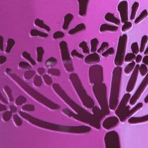 Article Arrosoir décoratif pichet métal pissenlit violet H12cm 2pcs