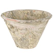 Article Pot de fleurs décoratif en résine argile terre cuite Ø17cm H11cm 2pcs