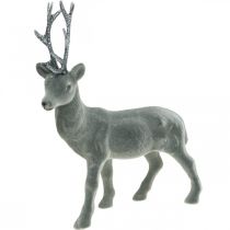 Article Cerf décoratif figurine déco renne déco anthracite H28cm