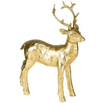 Article Figurine décorative de renne debout en or 10,5 × 4,5 × 16 cm 2 pièces