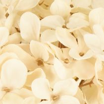 Article Hortensias décoratifs artificiels crème en soie 34 cm 2 pièces