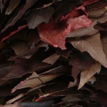 Article Couronne décorative à suspendre couronne de feuilles de sycomore naturel Ø35cm