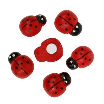 Coccinelles décoratives à coller 1,5cm rouge 360 pcs