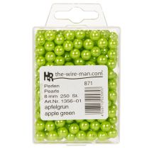 Article Perles déco vert pomme Ø8mm 250p