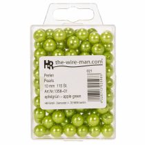 Article Perles décoratives Ø10mm vertes 115 pièces