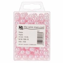 Article Perles décoratives Ø10mm rose 115 pcs