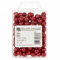 Article Perles décoratives Ø10mm rouge 115 pcs