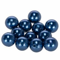 Article Perles décoratives Ø2cm bleues 12 pcs