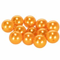 Article Perles décoratives Ø2cm orange 12 pcs