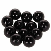 Article Perles décoratives Ø2cm noires 12 pcs