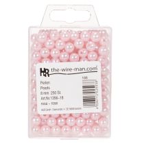 Article Perles décoratives Ø8mm rose 250 pcs