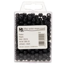 Article Perles décoratives Ø8mm noires 250 pcs