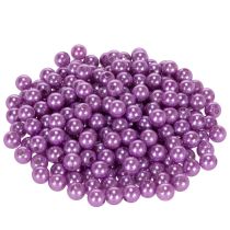 Article Perles décoratives Ø8mm violettes 250 pcs