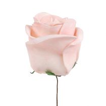 Article Mélange de roses décoratives Ø 6 cm 24 p., blanc/crème/rose