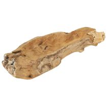 Article Bol décoratif en bois de teck naturel maritime 46x14x7cm