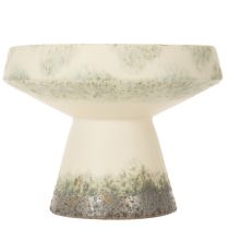 Article Bol décoratif en céramique, crème gris-vert, Ø20cm, H16cm