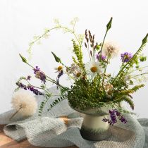 Article Bol décoratif en céramique, crème gris-vert, Ø20cm, H16cm