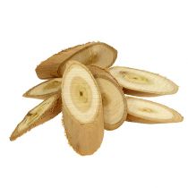 Disques décoratifs en bois ovale 9-12cm 500g