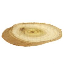 Tranches de bois décoratives ovales 9 - 12 cm 500 g