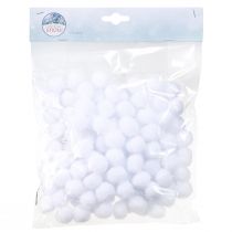 Article Boules de neige décoratives Mini Ø2cm Boules à neige blanches 320 pièces 4 sacs